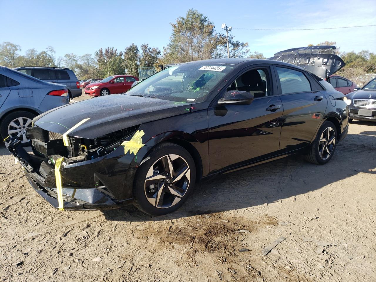 Изображение 1 2023 HYUNDAI ELANTRA SEL 2023 с VIN KMHLS4AG6PU515741