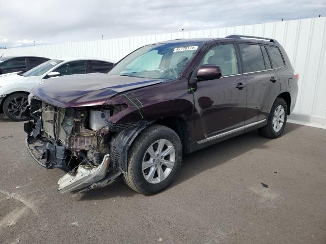 Image 1 of 2012 TOYOTA HIGHLANDER BASE 2012 with VIN 5TDBK3EH8CS139040