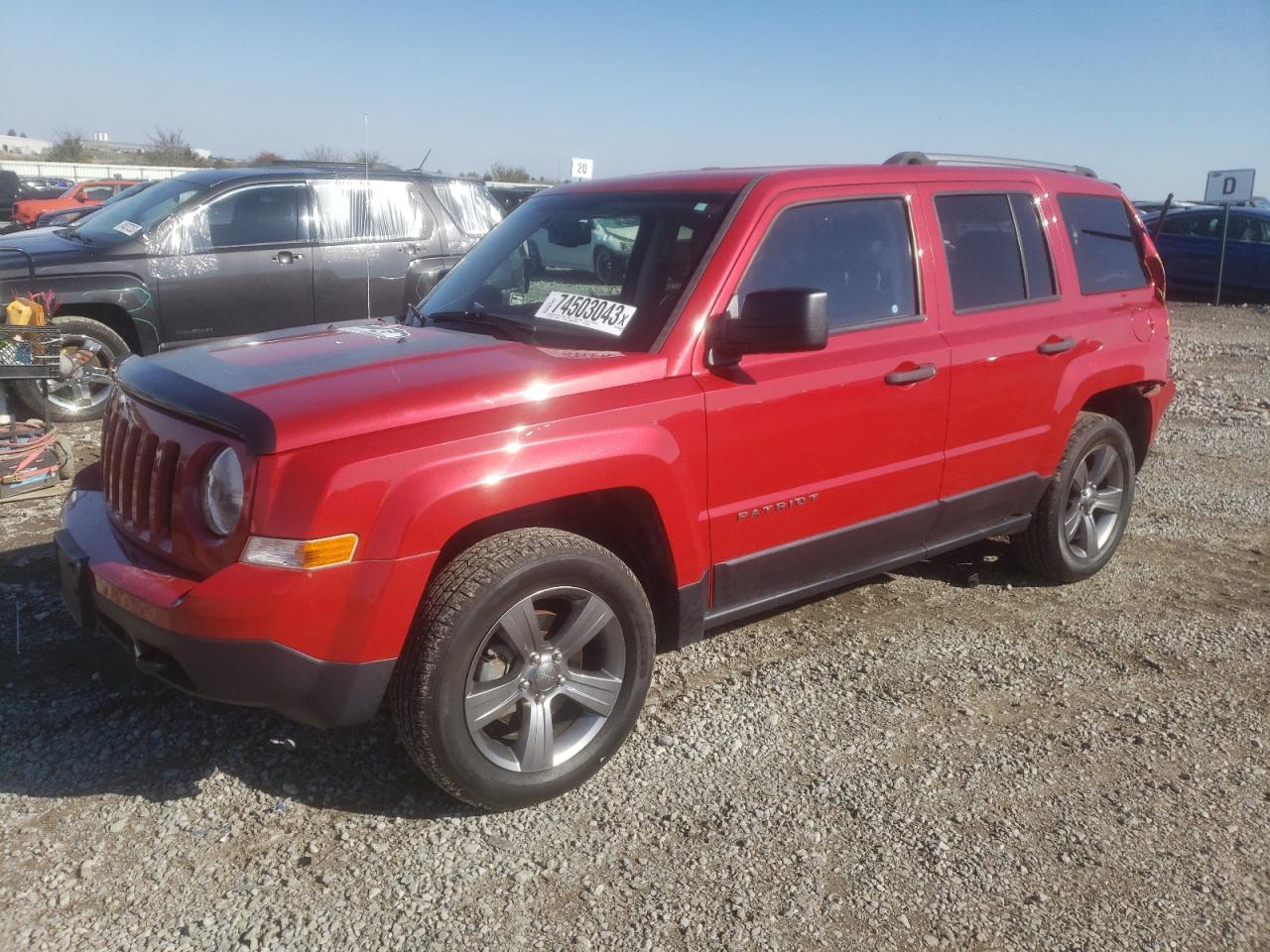 Изображение 1 2016 JEEP PATRIOT SPORT 2016 с VIN 1C4NJRBB0GD695654