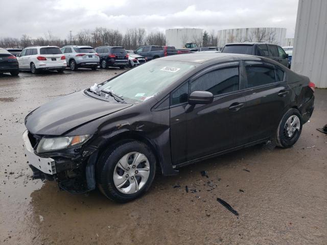 Image 1 of 2014 HONDA CIVIC LX 2014 with VIN 2HGFB2F55EH520766