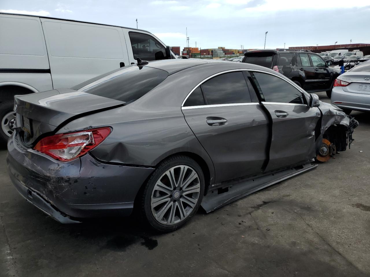 Image 3 of 2017 MERCEDES-BENZ CLA 250 2017 with VIN WDDSJ4EB3HN455517