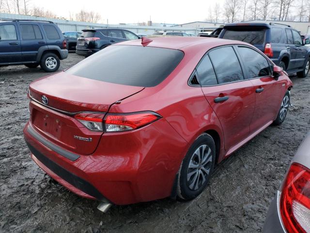 Image 3 of 2020 TOYOTA COROLLA LE 2020 with VIN JTDEBRBE4LJ030730
