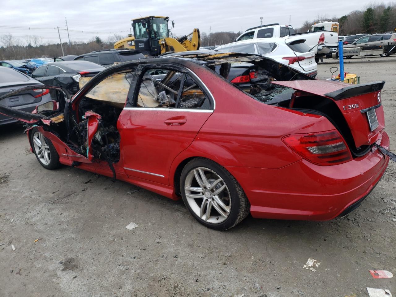 Image 2 of 2012 MERCEDES-BENZ C 300 4MATIC 2012 with VIN WDDGF8BB5CR224140