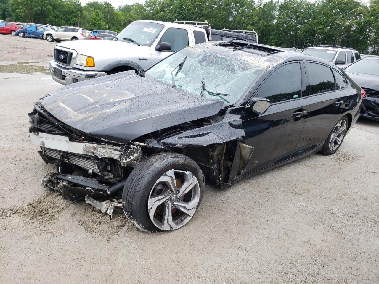 Image 1 of 2018 HONDA ACCORD EX 2018 with VIN 1HGCV1F41JA149867