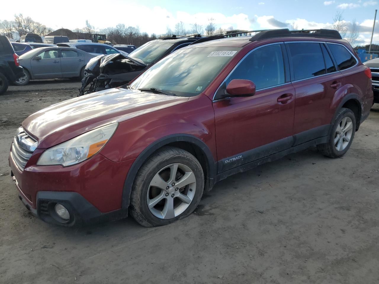 Изображение 1 2014 SUBARU OUTBACK 2.5I LIMITED 2014 с VIN 4S4BRBMC0E3298095