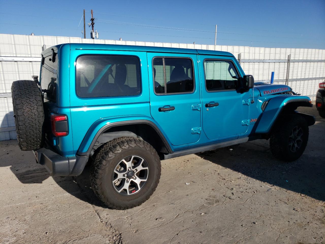 Image 3 of 2020 JEEP WRANGLER UNLIMITED RUBICON 2020 with VIN 1C4HJXFN4LW325876