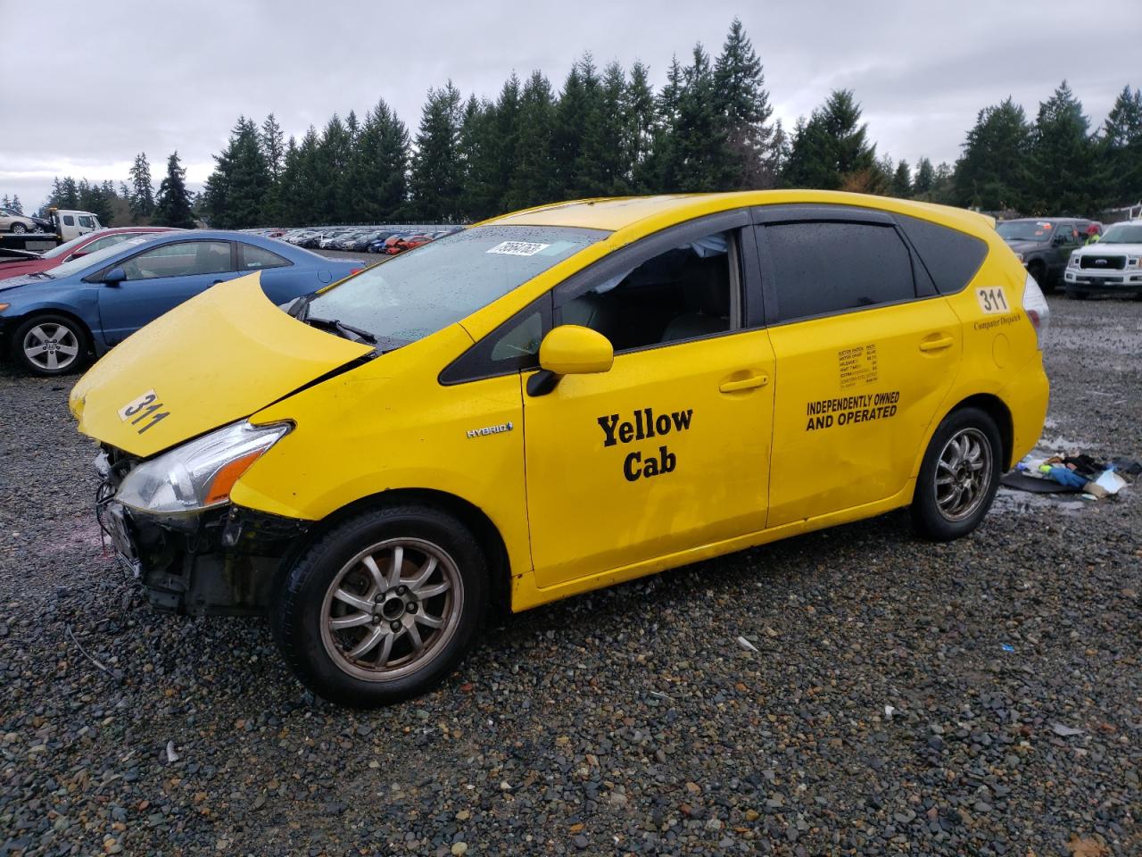 Image 1 of 2014 TOYOTA PRIUS V  2014 with VIN JTDZN3EU1E3292270