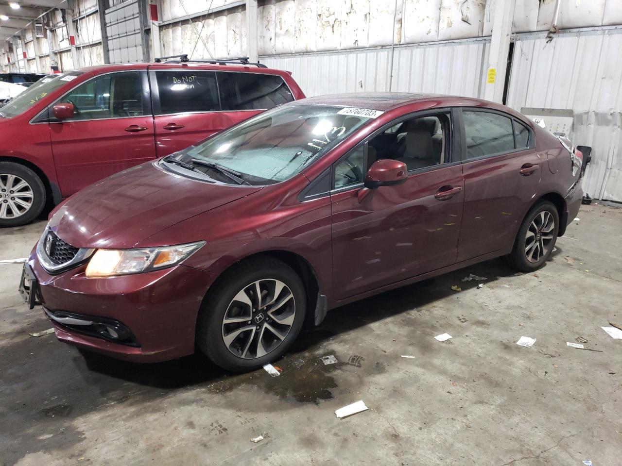 Изображение 1 2013 HONDA CIVIC EXL 2013 с VIN 19XFB2F91DE278098