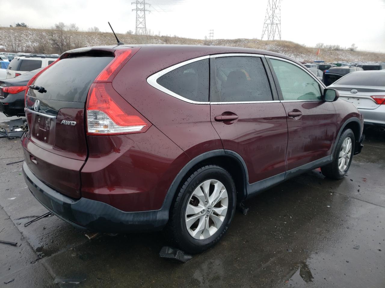 Image 3 of 2013 HONDA CR-V EX 2013 with VIN 5J6RM4H55DL008824
