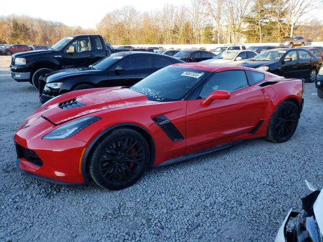 Image 1 of 2017 CHEVROLET CORVETTE Z06 1LZ 2017 with VIN 1G1YP2D64H5606272