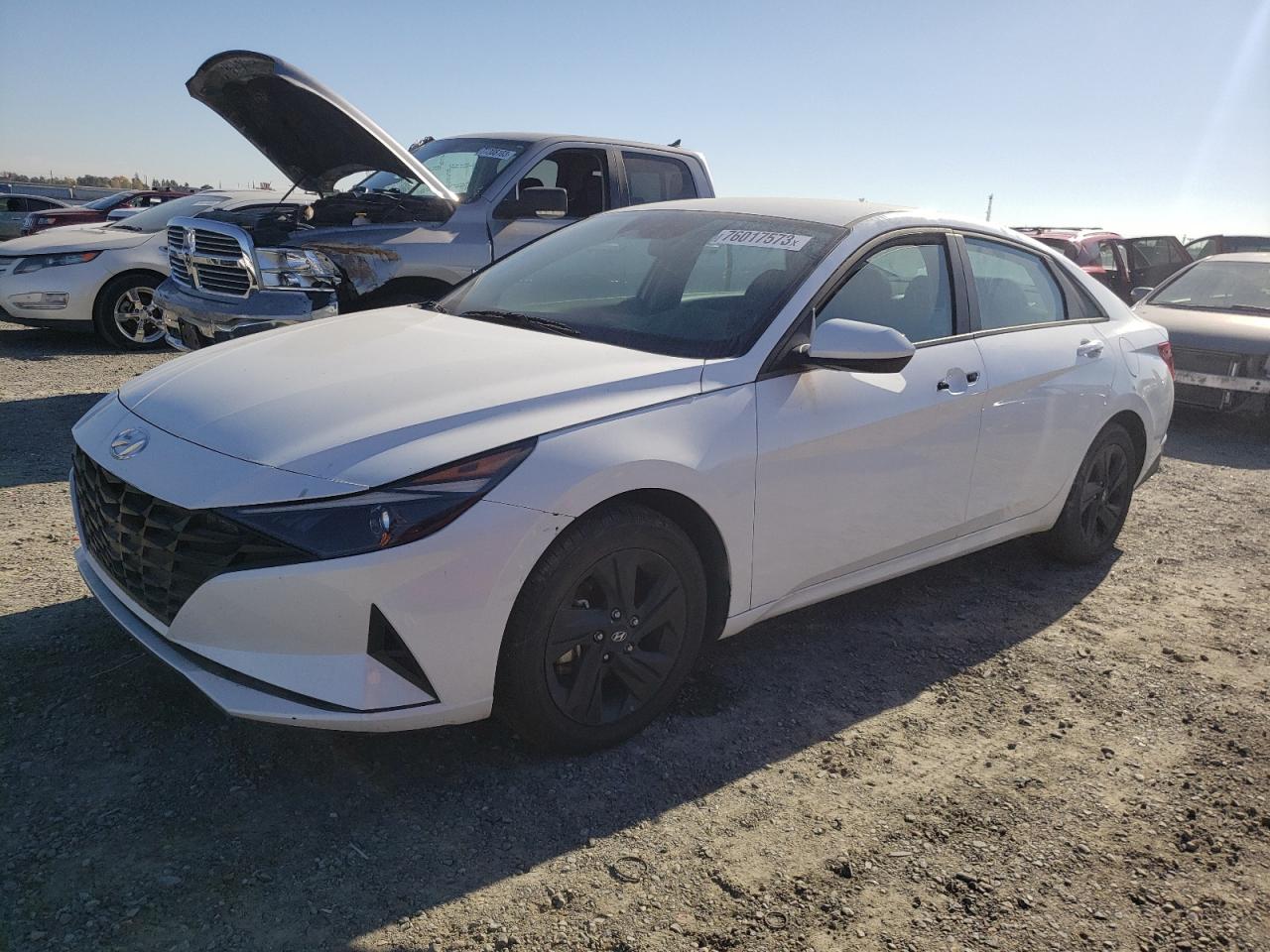 Image 1 of 2021 HYUNDAI ELANTRA SEL 2021 with VIN 5NPLM4AG4MH052910