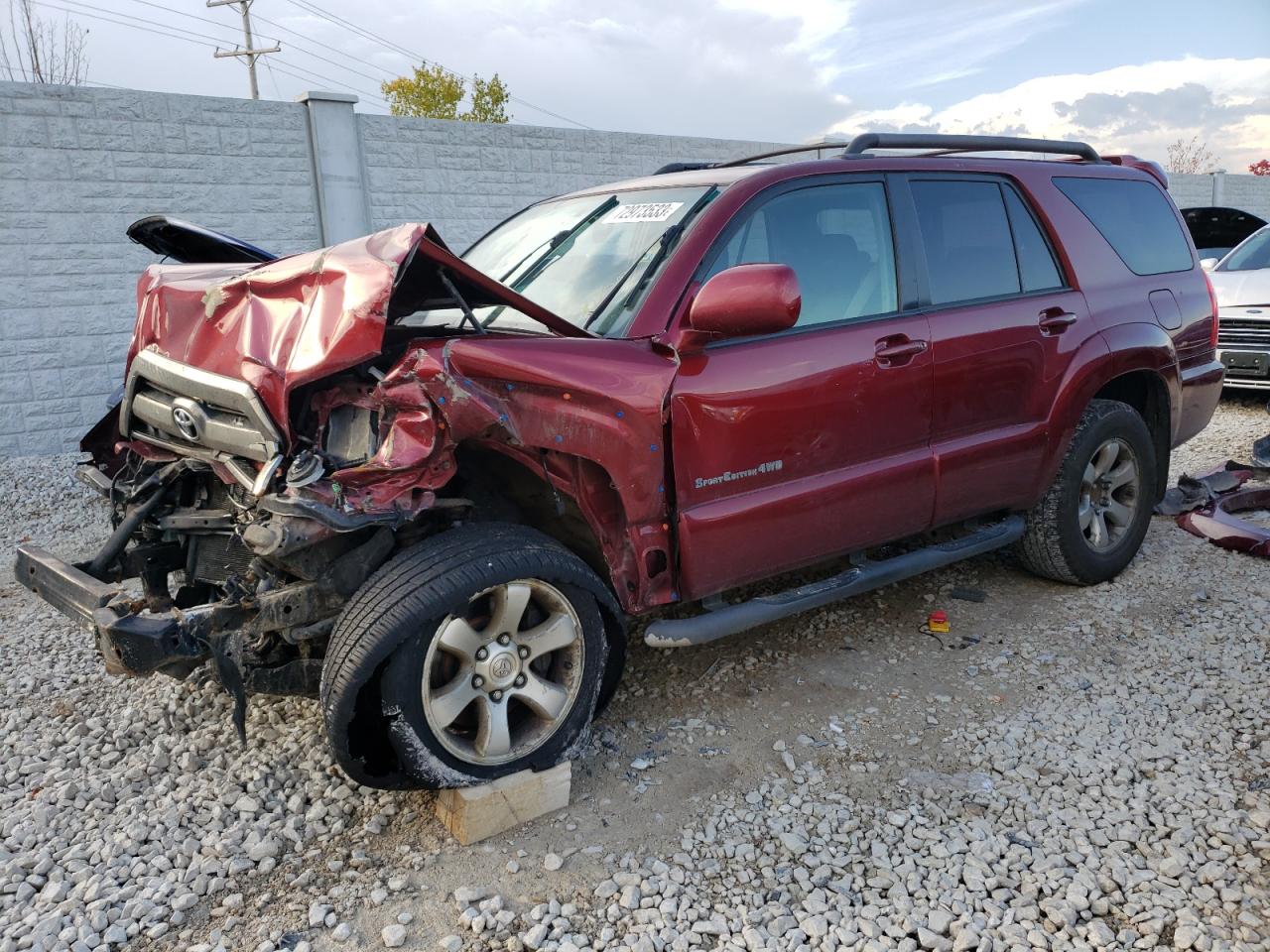Изображение 1 2007 TOYOTA 4RUNNER SR5 2007 с VIN JTEBU14RX78095587