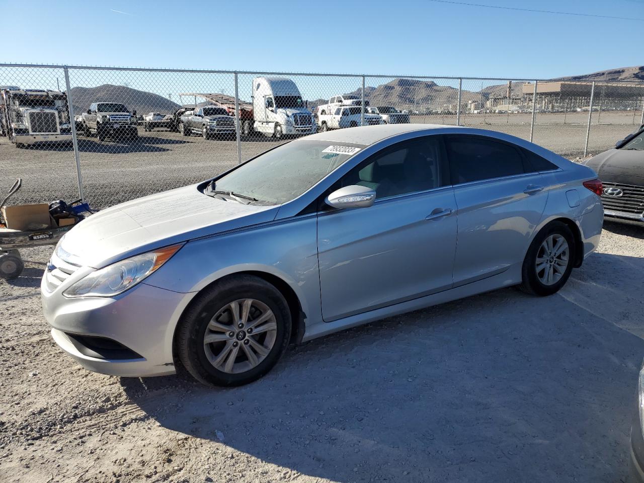 Image 1 of 2014 HYUNDAI SONATA GLS 2014 with VIN 5NPEB4AC5EH838227