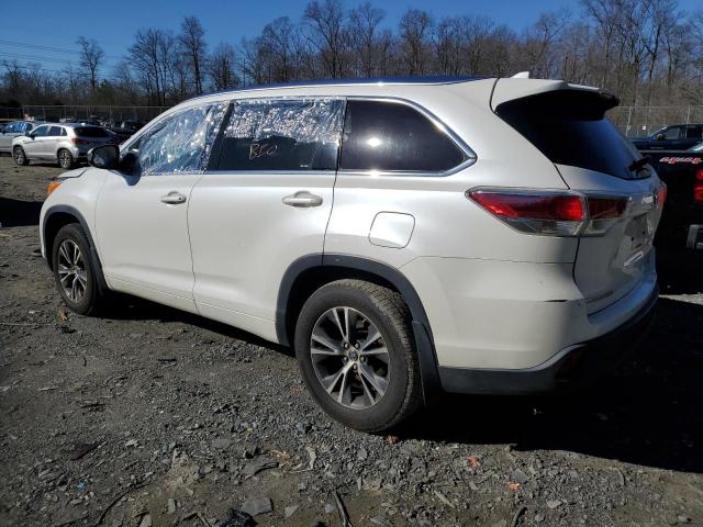 Изображение 2 2016 TOYOTA HIGHLANDER XLE 2016 с VIN 5TDJKRFH1GS310214