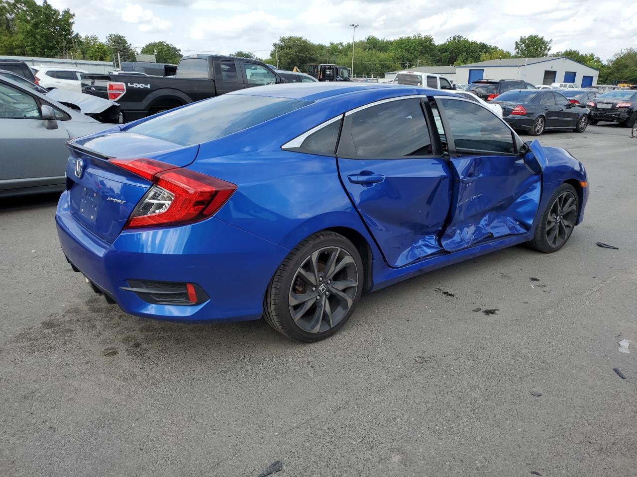 Image 3 of 2019 HONDA CIVIC SPORT 2019 with VIN 2HGFC2F8XKH523875