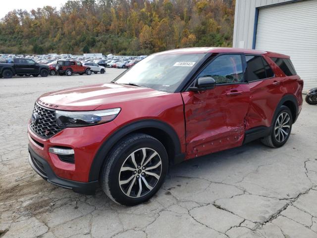 Image 1 of 2022 FORD EXPLORER ST 2022 with VIN 1FM5K8GC8NGB32545
