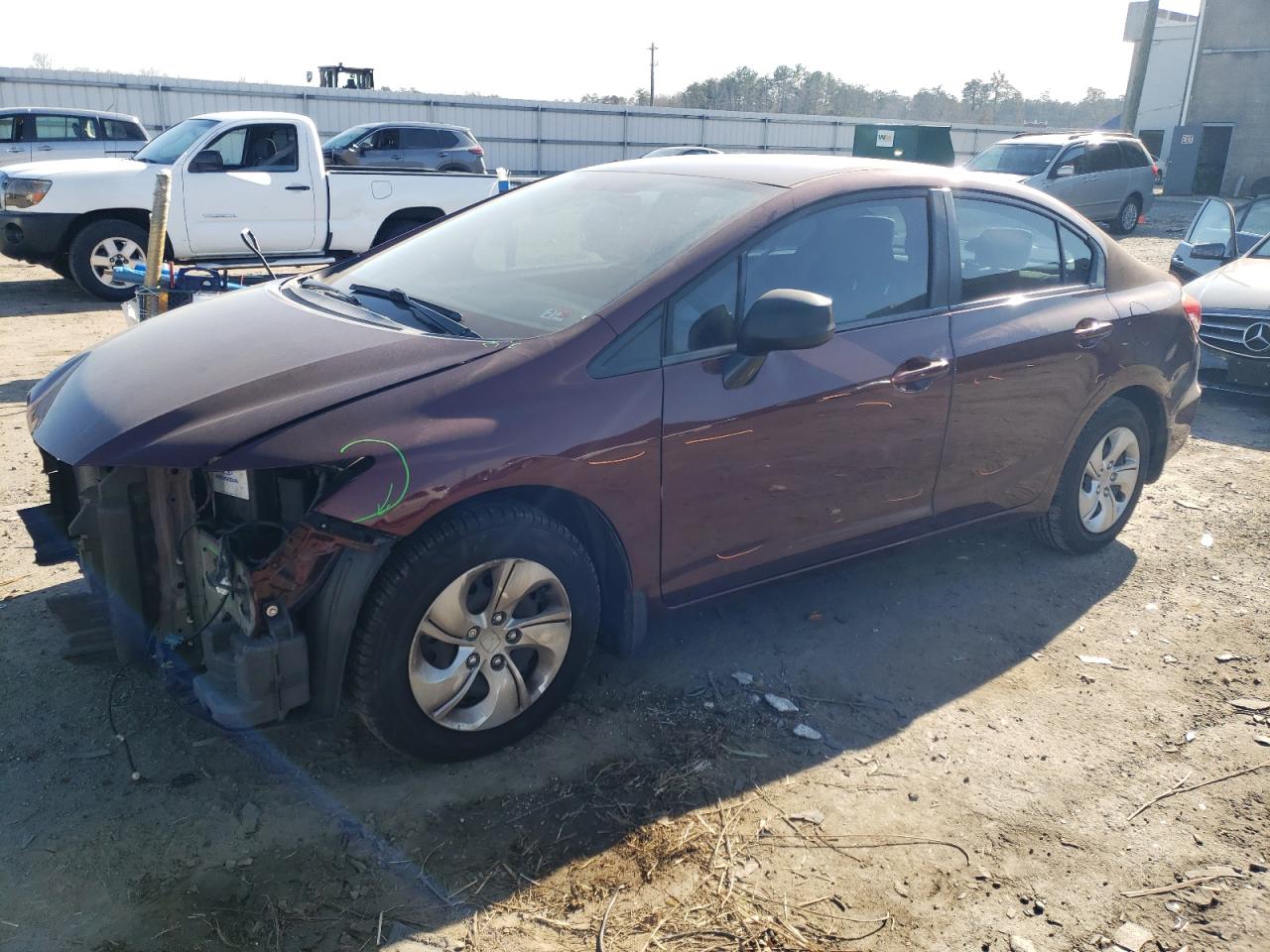 Obraz 1 z 2015 HONDA CIVIC LX 2015 z VIN 19XFB2F52FE025114
