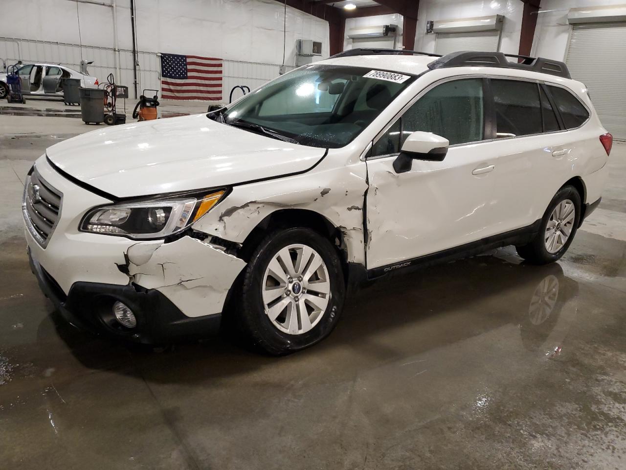 Image 1 of 2017 SUBARU OUTBACK 2.5I PREMIUM 2017 with VIN 4S4BSAFC5H3222548