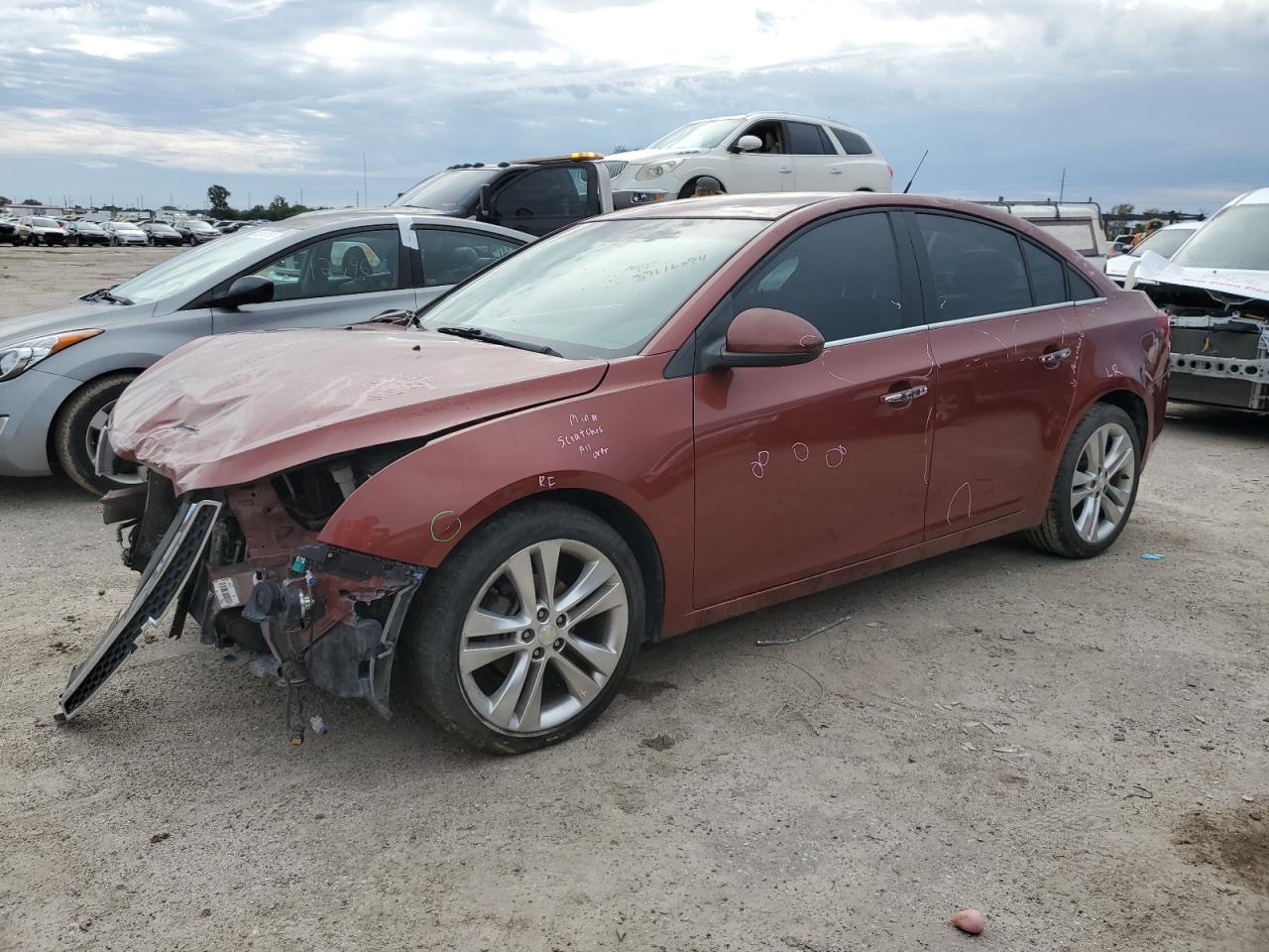 Изображение 1 2012 CHEVROLET CRUZE LTZ 2012 с VIN 1G1PH5SC6C7292463
