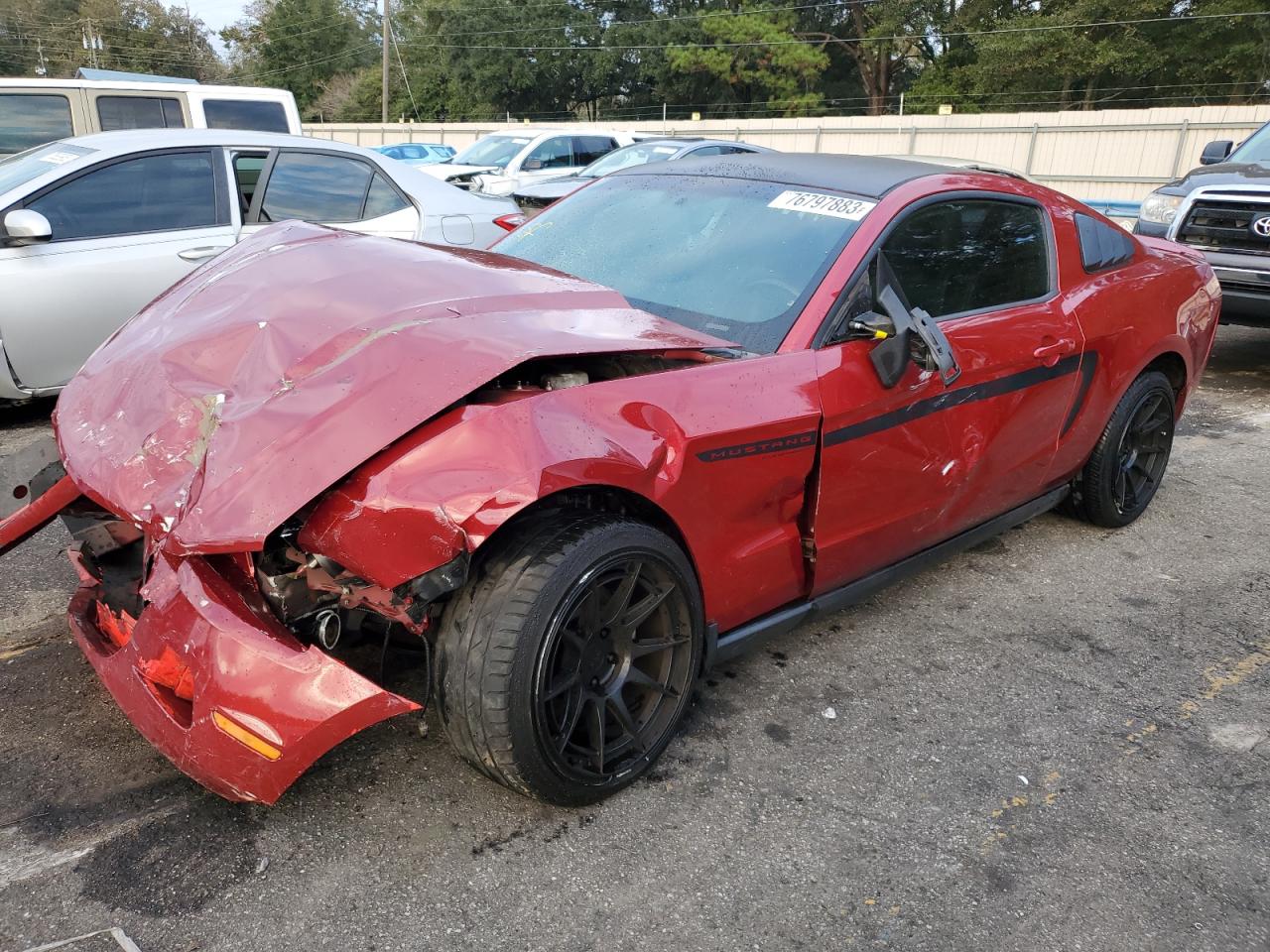 Image 1 of 2012 FORD MUSTANG  2012 with VIN 1ZVBP8AM8C5258274