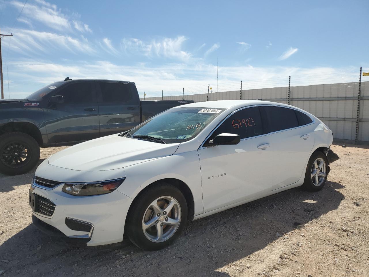 Image 1 of 2017 CHEVROLET MALIBU LS 2017 with VIN 1G1ZB5ST5HF176422