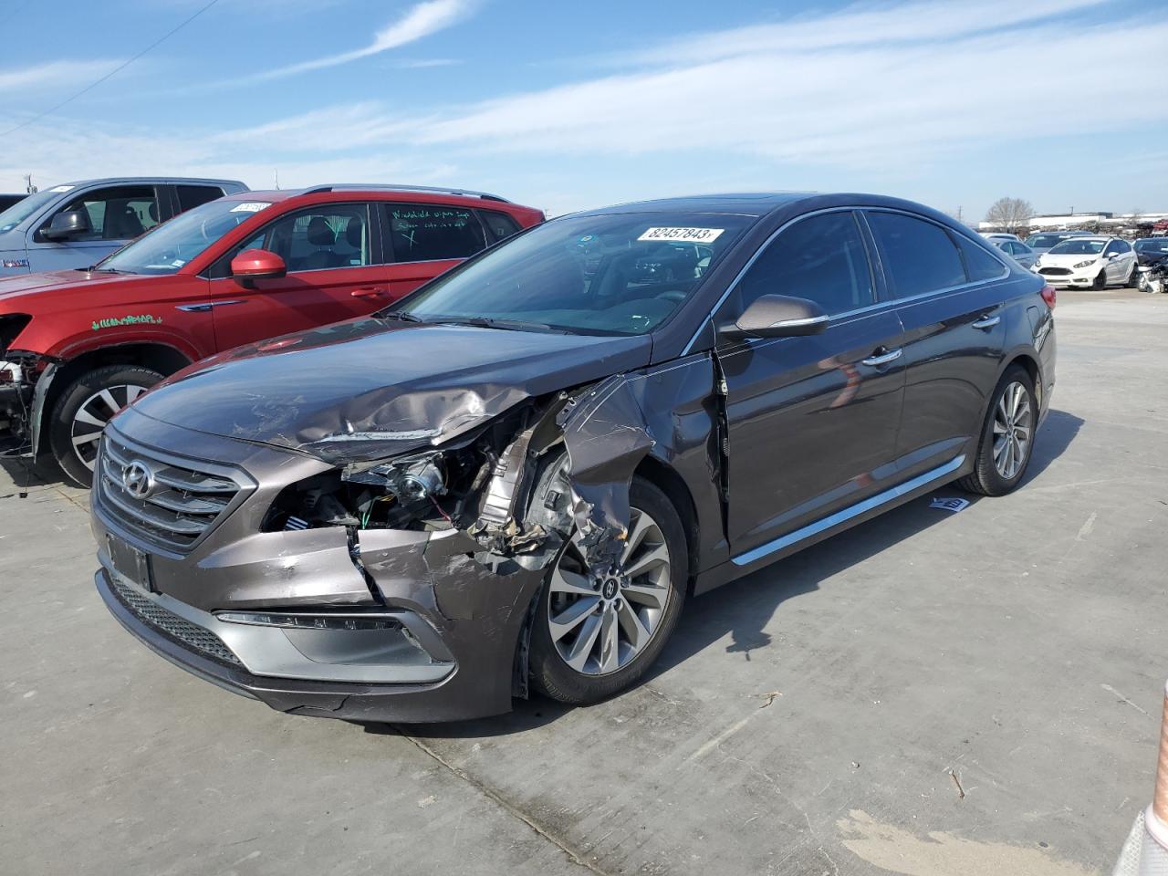 Image 1 of 2017 HYUNDAI SONATA SPORT 2017 with VIN 5NPE34AF1HH538907