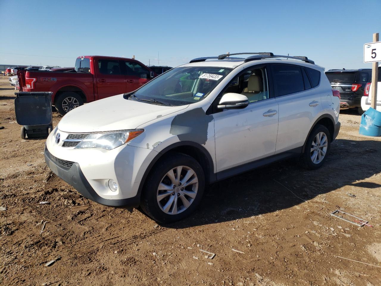 Image 1 of 2013 TOYOTA RAV4 LIMITED 2013 with VIN 2T3DFREV3DW002822