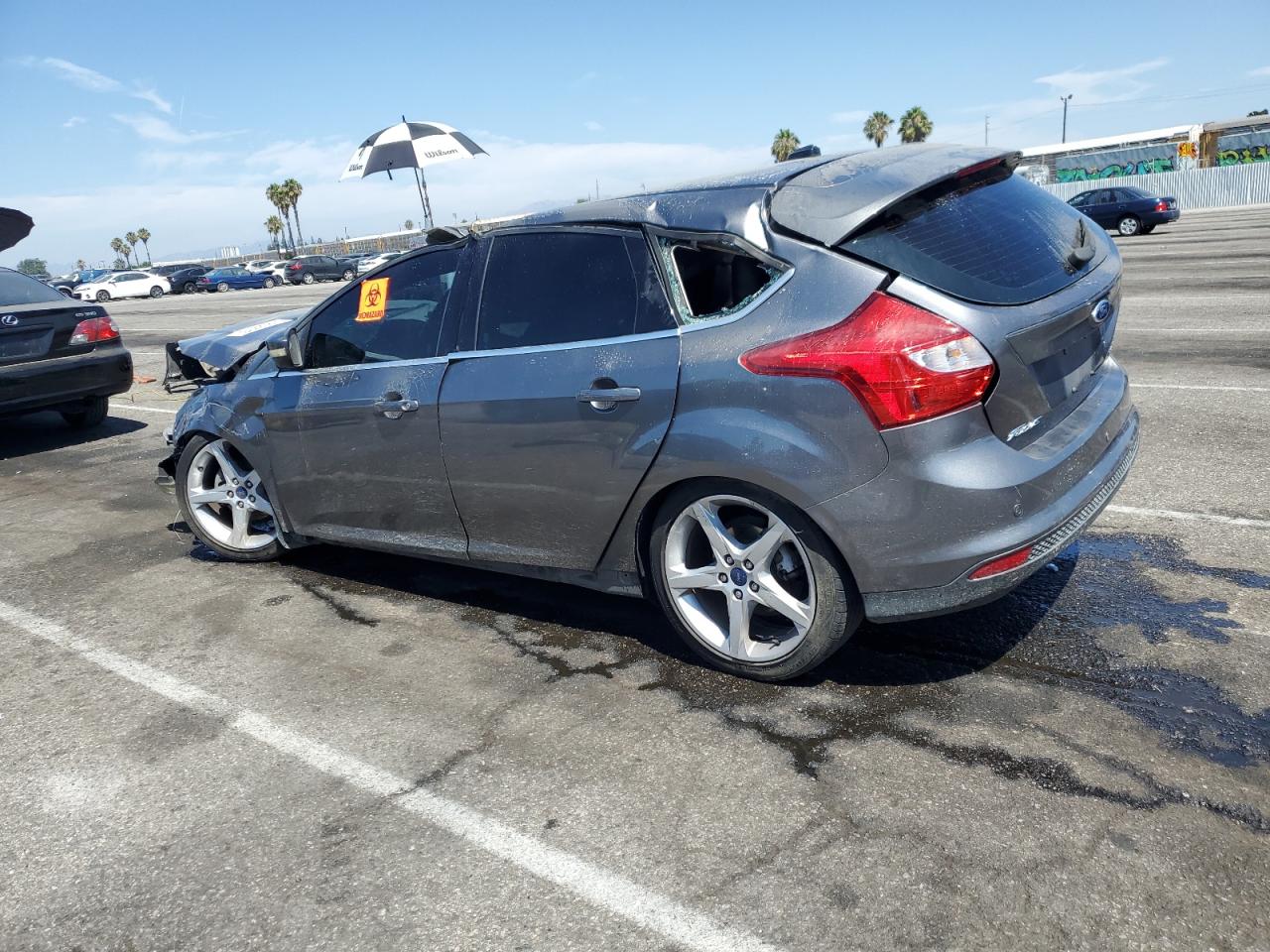 Obraz 2 z 2014 FORD FOCUS TITANIUM 2014 z VIN 1FADP3N20EL374709