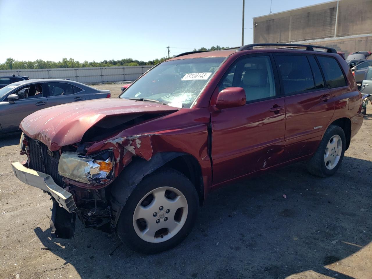 Image 1 of 2006 TOYOTA HIGHLANDER LIMITED 2006 with VIN JTEEP21A560179872