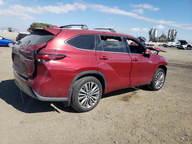 Изображение 3 2021 TOYOTA HIGHLANDER HYBRID PLATINUM 2021 с VIN 5TDEBRCH7MS015832