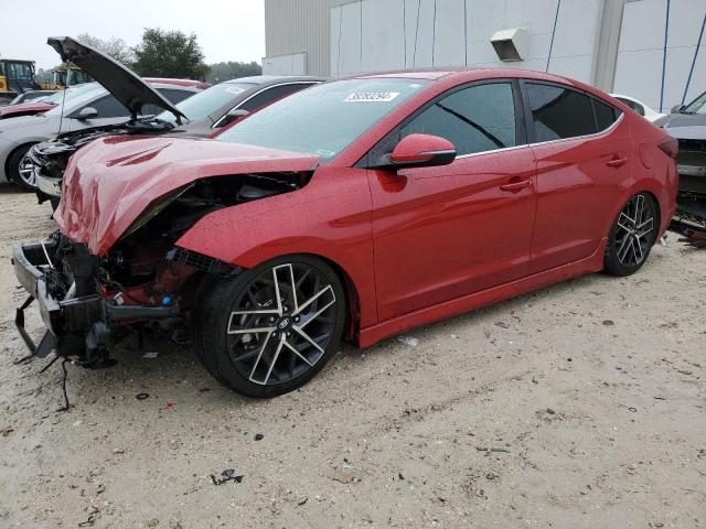 Image 1 of 2020 HYUNDAI ELANTRA SPORT 2020 with VIN KMHD04LB8LU100300