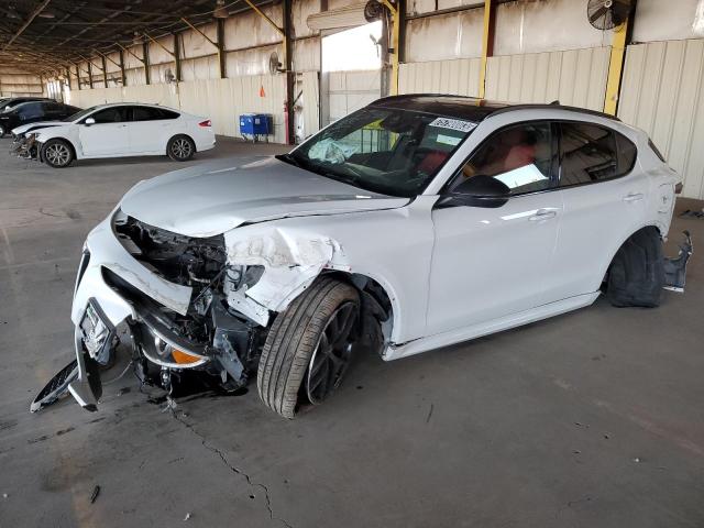 Image 1 of 2021 ALFA ROMEO STELVIO TI 2021 with VIN ZASPAKBN4M7D19650