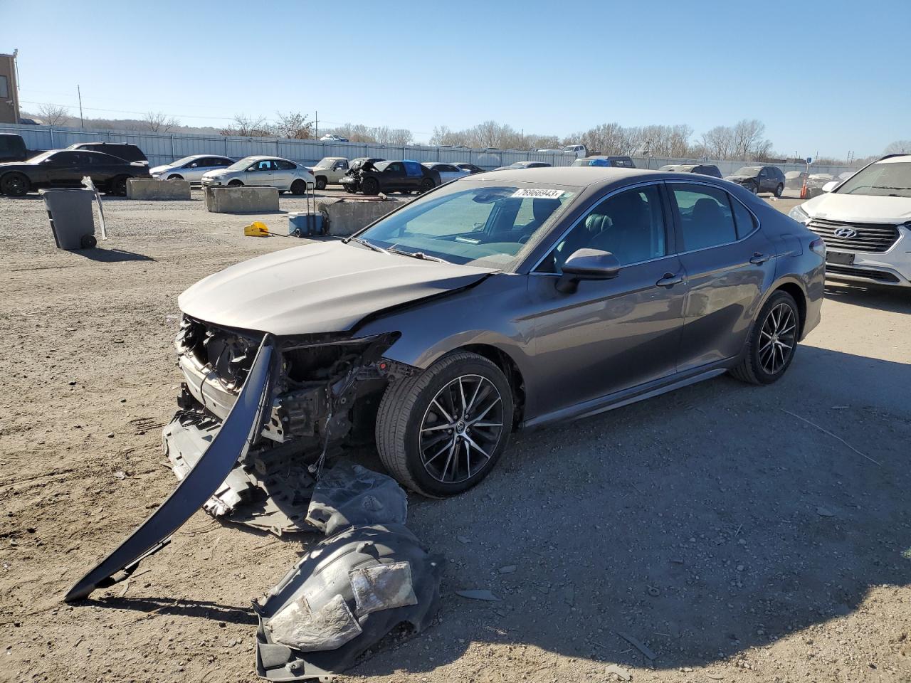 Image 1 of 2021 TOYOTA CAMRY SE 2021 with VIN 4T1G11AK4MU519970