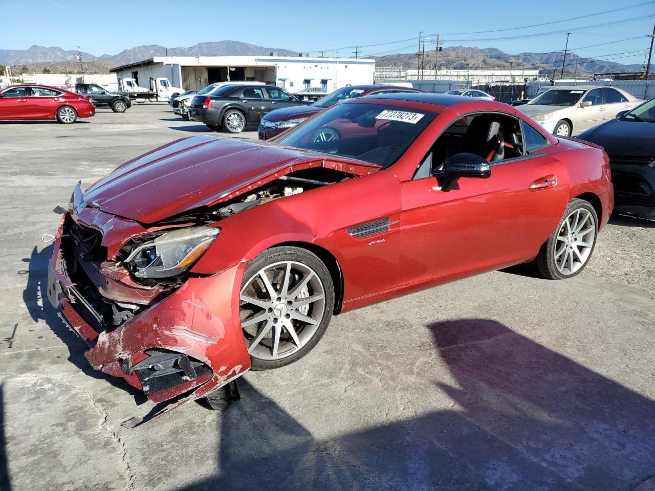 Image 1 of 2017 MERCEDES-BENZ SLC 43 AMG 2017 with VIN WDDPK6GA1HF128028