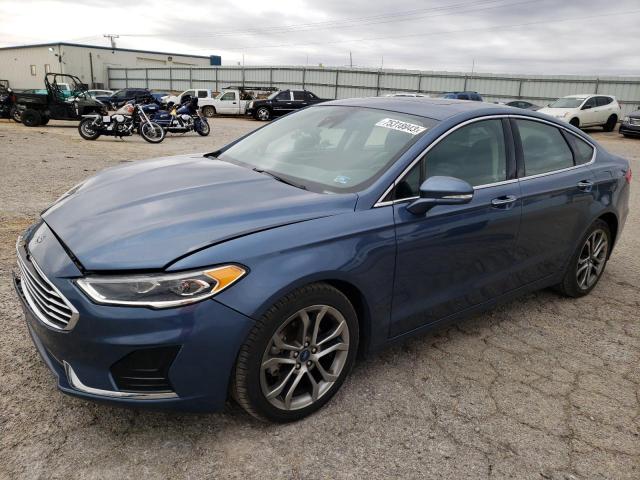 Image 1 of 2019 FORD FUSION SEL 2019 with VIN 3FA6P0CD8KR253838