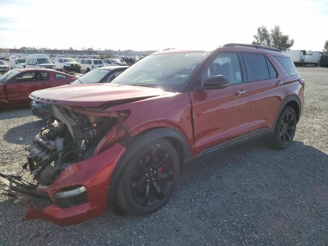 Image 1 of 2020 FORD EXPLORER ST 2020 with VIN 1FM5K8GC2LGC92272