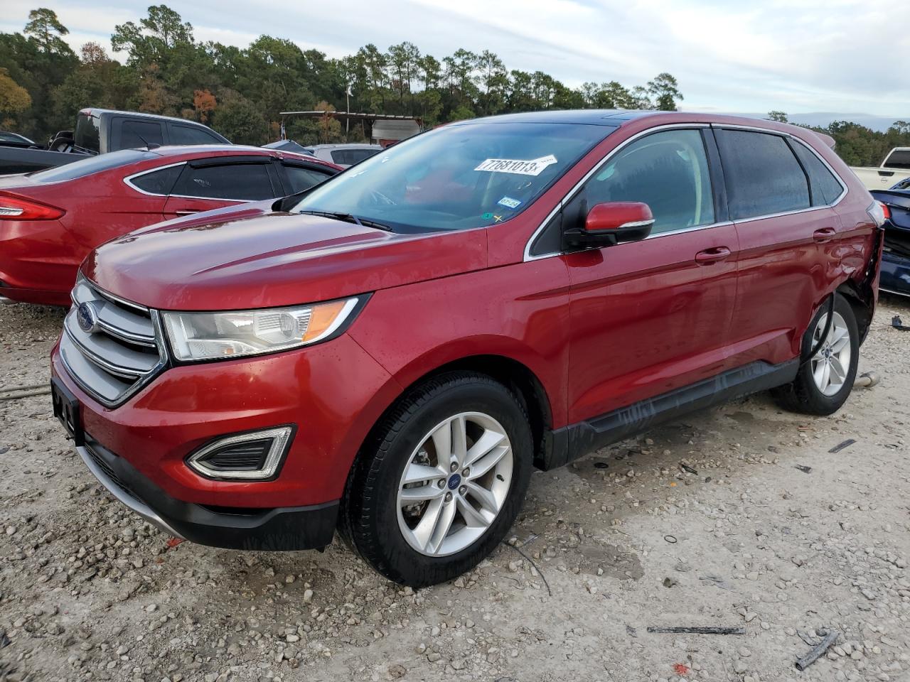 Image 1 of 2018 FORD EDGE SEL 2018 with VIN 2FMPK3J91JBC11792