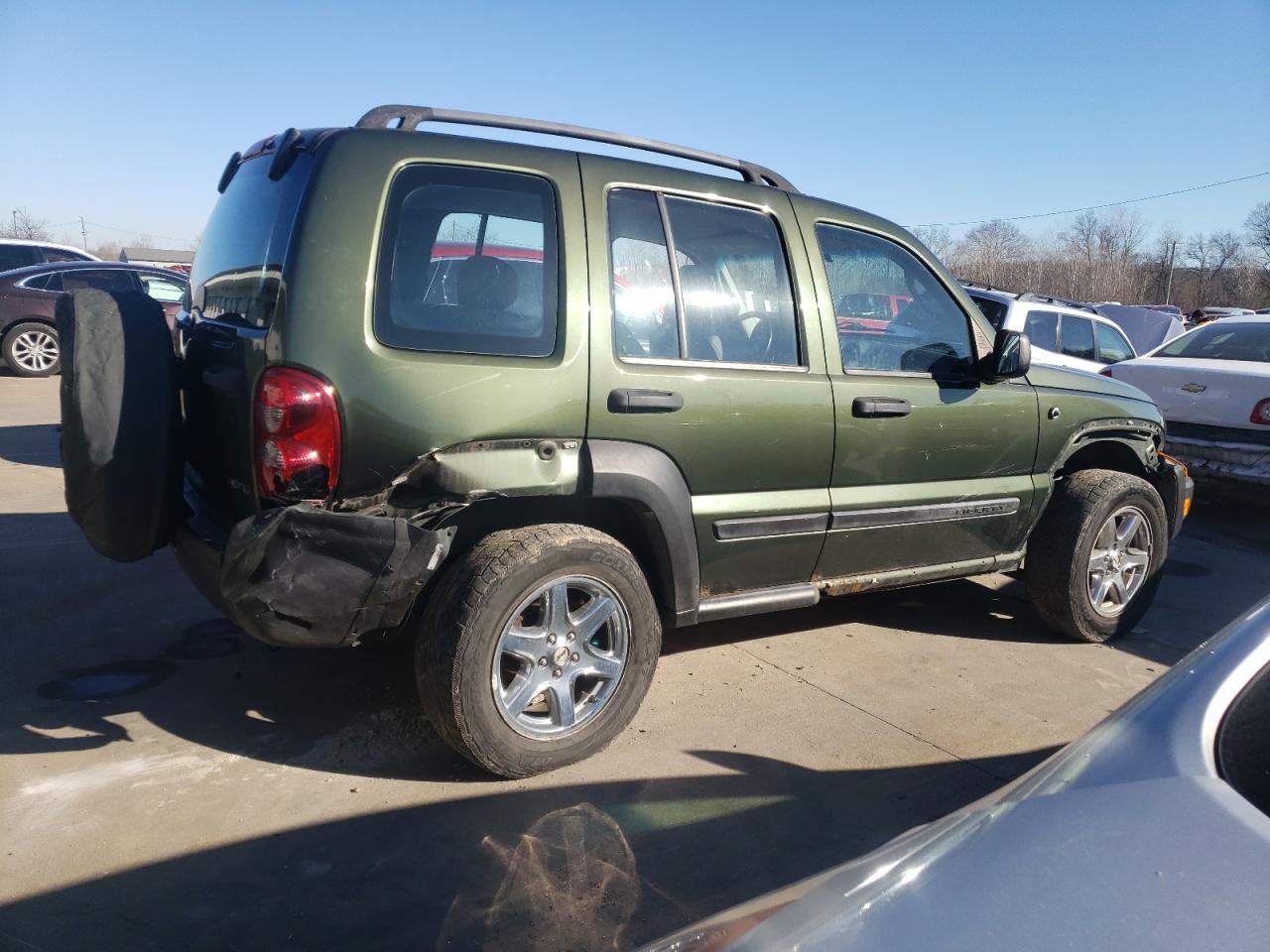 Image 3 of 2007 JEEP LIBERTY SPORT 2007 with VIN 1J4GL48K97W662549