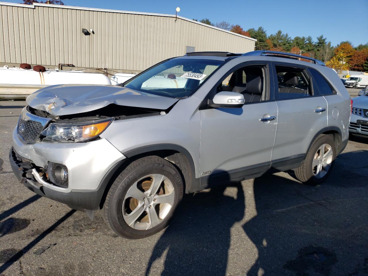 Image 1 of 2011 KIA SORENTO EX 2011 with VIN 5XYKUDA23BG135040