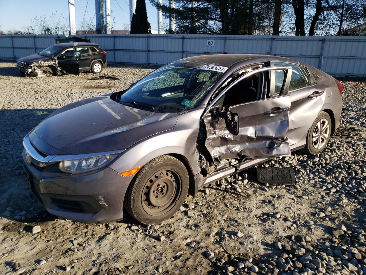 Image 1 of 2018 HONDA CIVIC LX 2018 with VIN 2HGFC2F54JH609459