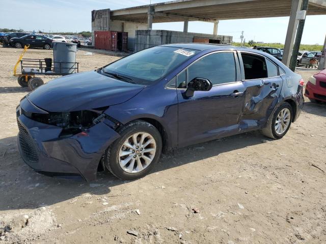 Image 1 of 2020 TOYOTA COROLLA LE 2020 with VIN JTDVPRAE8LJ093865