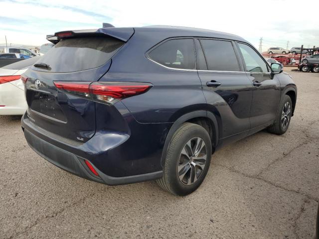 Image 3 of 2020 TOYOTA HIGHLANDER XLE 2020 with VIN 5TDGZRAH6LS000535
