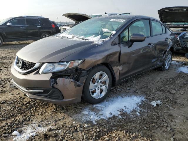 Image 1 of 2014 HONDA CIVIC LX 2014 with VIN 19XFB2F53EE219343
