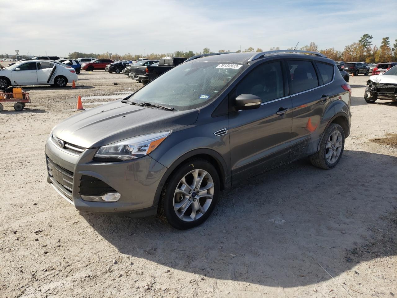 Image 1 of 2014 FORD ESCAPE TITANIUM 2014 with VIN 1FMCU0J9XEUC92122