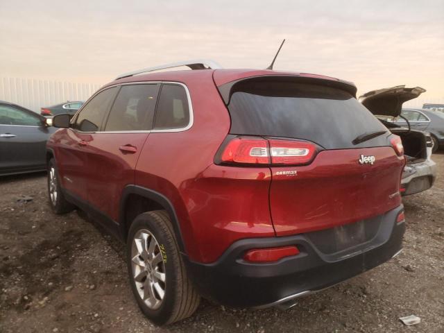 Image 3 of 2014 JEEP CHEROKEE LIMITED 2014 with VIN 1C4PJLDB5EW179035