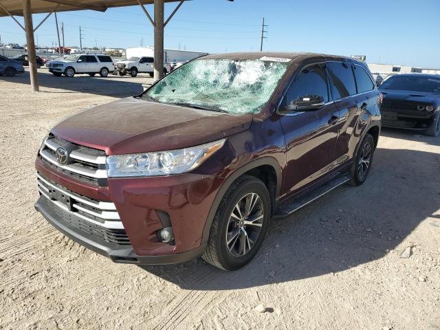 Image 1 of 2018 TOYOTA HIGHLANDER LE 2018 with VIN 5TDZARFH1JS038566