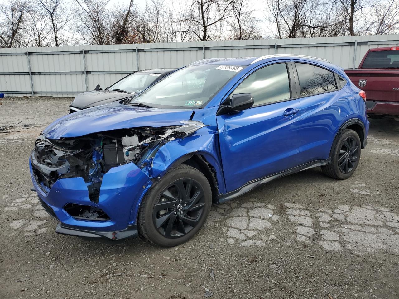 Изображение 1 2021 HONDA HR-V SPORT 2021 с VIN 3CZRU6H16MM755646