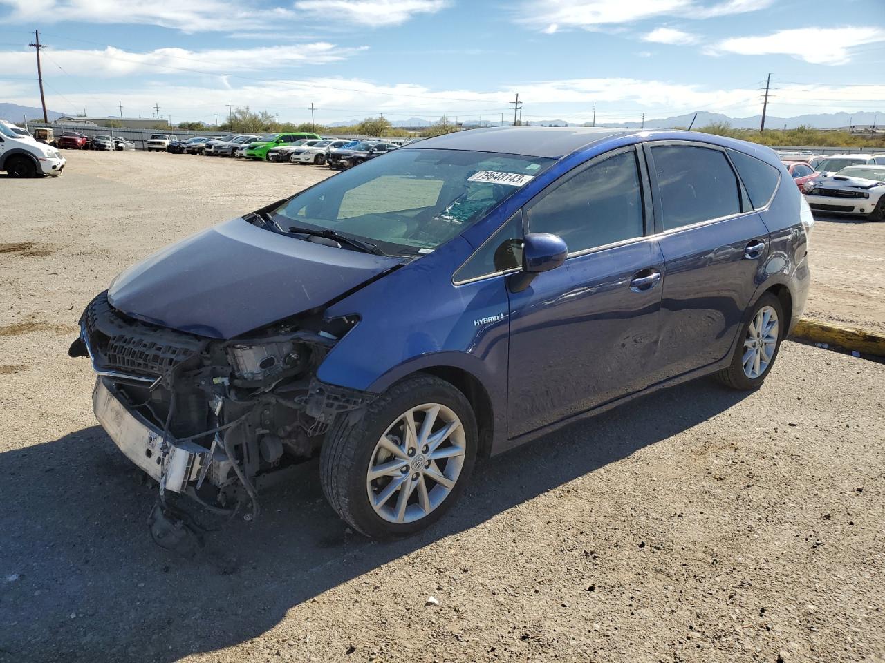 Image 1 of 2013 TOYOTA PRIUS V  2013 with VIN JTDZN3EU9D3219131