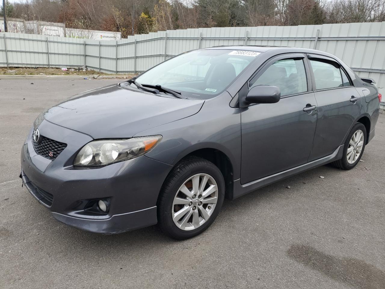 Image 1 of 2010 TOYOTA COROLLA BASE 2010 with VIN 2T1BU4EE7AC443777