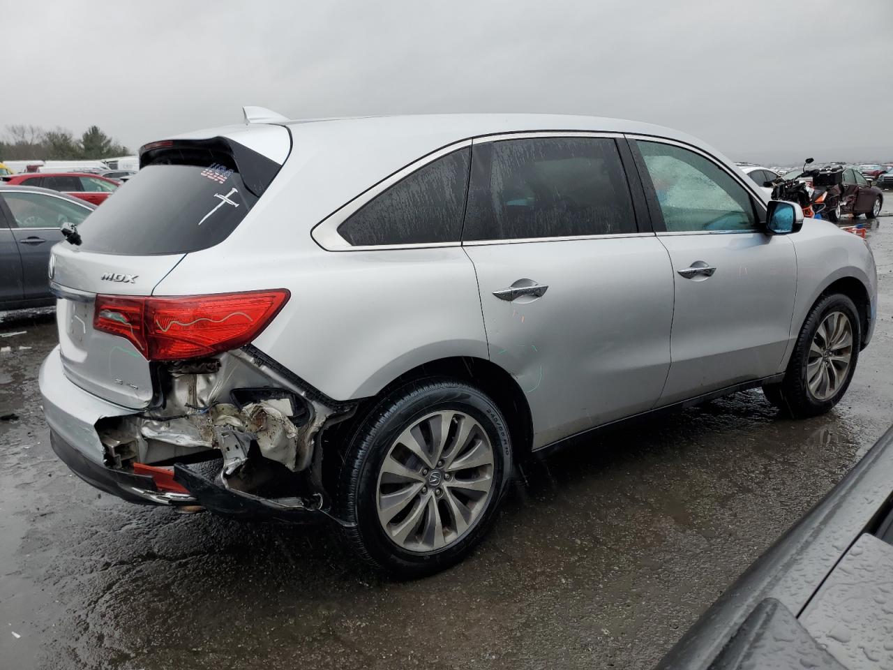 Image 3 of 2014 ACURA MDX TECHNOLOGY 2014 with VIN 5FRYD4H4XEB008409